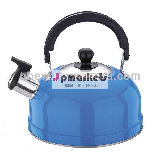 磁気ボールスタイル笛ステンレス鋼水やかんカラフル平らな底を持つ- ewkt03問屋・仕入れ・卸・卸売り