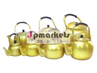 -0.75リットルの黄色10リットルアルミ溶接注ぎ口付ケトル問屋・仕入れ・卸・卸売り
