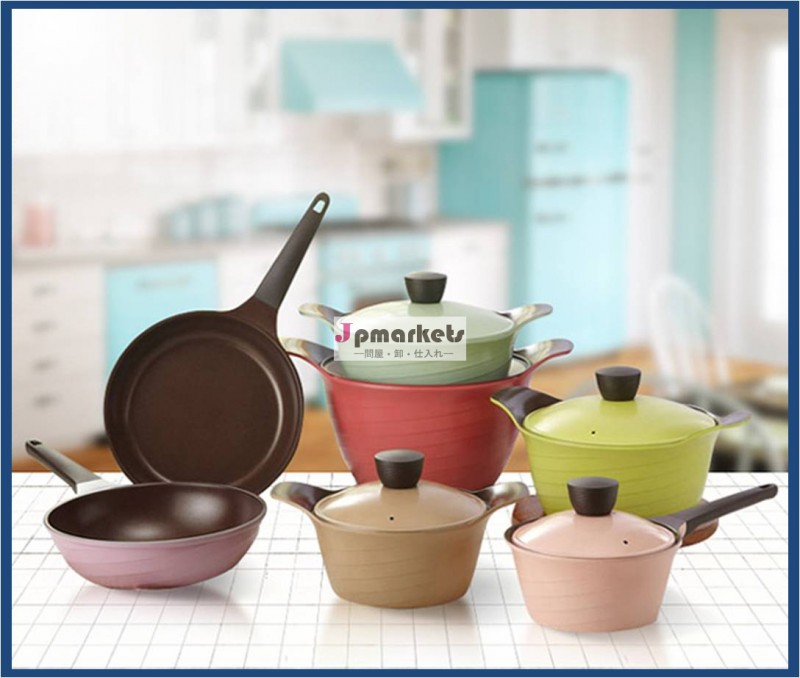 エコセラミックノンスティックコーティング調理器具セット問屋・仕入れ・卸・卸売り