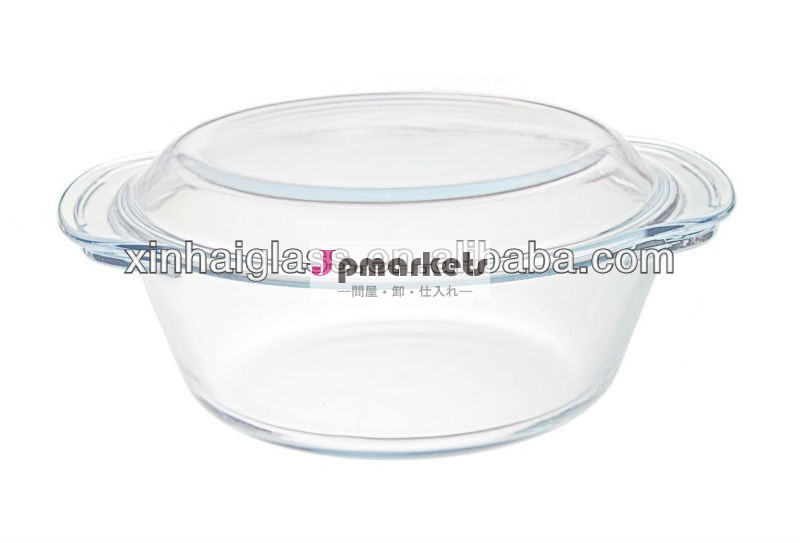 1.5Lふたとのパスタか耐熱性はかborosil/pyrex/round/casseroleを焼いた問屋・仕入れ・卸・卸売り