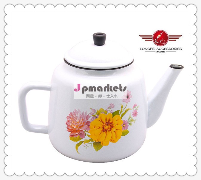 アフリカのお茶ポット炊飯/inducitonエナメル鋳鉄紅茶用のやかん問屋・仕入れ・卸・卸売り