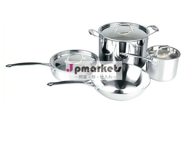 7 piece pots and pans stock pot set問屋・仕入れ・卸・卸売り