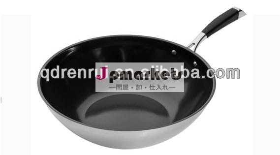 新しいスタイル2014年ノンスティックステンレス鍋パン/ステンレス鍋問屋・仕入れ・卸・卸売り