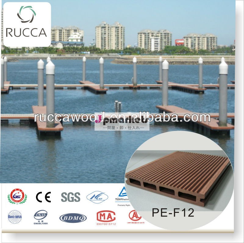 Ruccaw-pe複合中空屋外ガーデン用中国150*20mm堅木の床問屋・仕入れ・卸・卸売り