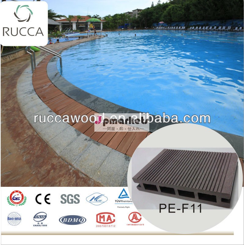 佛山rucca屋外堅木の床wpc中空w-pe148*28mmwaterproof/抗- uvガーデン陶磁器を使用してい問屋・仕入れ・卸・卸売り