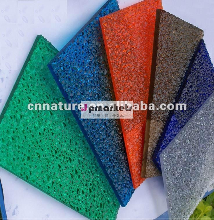 Hot sale colored polycarbonate diamond embossed sheet問屋・仕入れ・卸・卸売り