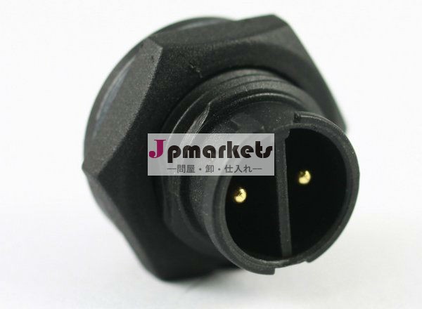 2pin IP68 screw type standard front panel mount with pin,10A electrical power watertight connector,Chogori Nylon connector問屋・仕入れ・卸・卸売り