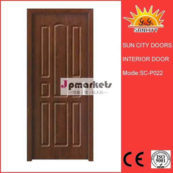 PVCは, MDFのドア,様々なスタイルに直面していましたSC- P022問屋・仕入れ・卸・卸売り