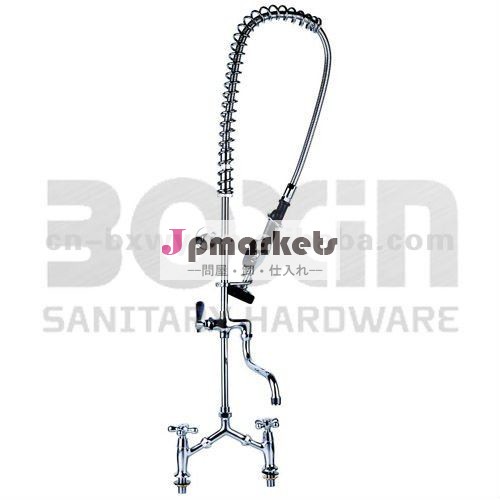 8" ceters壁- マウントされているアドオンprerinse付き蛇口問屋・仕入れ・卸・卸売り