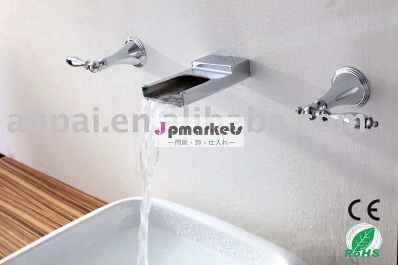 2つのハンドルの浴室の壁に取り付けられた滝の洗面器の蛇口(R-2008)問屋・仕入れ・卸・卸売り