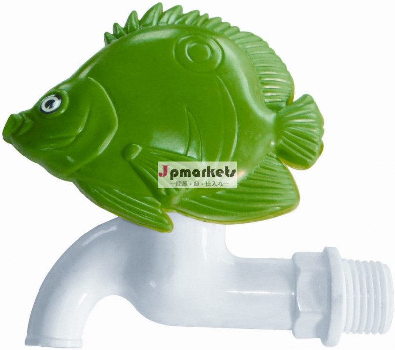 カラフルな動物の頭のハンドルプラスチック製水栓、 1/2「 二ウェイの給水栓問屋・仕入れ・卸・卸売り