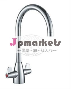 ダブルハンドルアンティーク真鍮の台所の蛇口問屋・仕入れ・卸・卸売り
