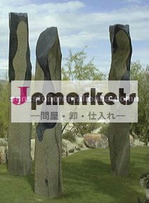 庭の風景の玄武岩の石の柱問屋・仕入れ・卸・卸売り