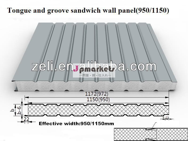 ポリプロピレンハニカムepsサンドイッチパネル壁用サンドイッチパネル中国製建材問屋・仕入れ・卸・卸売り