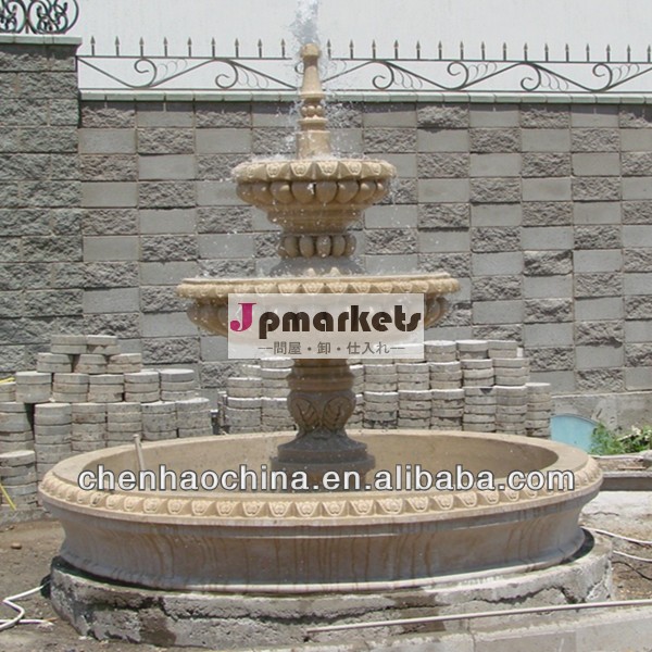 庭の石の噴水( 莱州、 山東、 中国)問屋・仕入れ・卸・卸売り