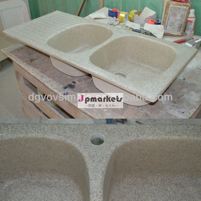 新しい生産simble固体表面シンク、 変性アクリル樹脂の台所の流し問屋・仕入れ・卸・卸売り