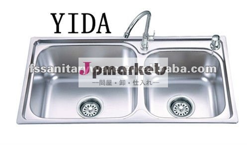 ピース- 1ステンレス鋼ダブルシンク台所用品問屋・仕入れ・卸・卸売り