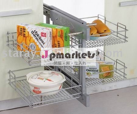 食器棚のクロムかどがねのバスケットHPJ712問屋・仕入れ・卸・卸売り