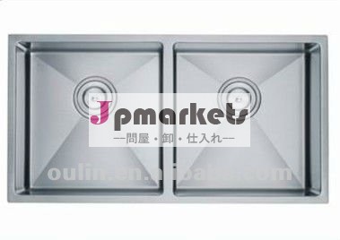 深いステンレス鋼ダブルボウルシンクシンクケッチェンcupc問屋・仕入れ・卸・卸売り