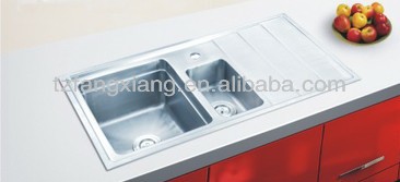 新しい2013ダブルボウルステンレス鋼の台所の流し問屋・仕入れ・卸・卸売り