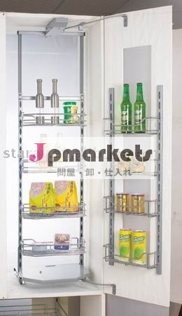 HPJ822台所クロム食料貯蔵室の棚付けのバスケット問屋・仕入れ・卸・卸売り