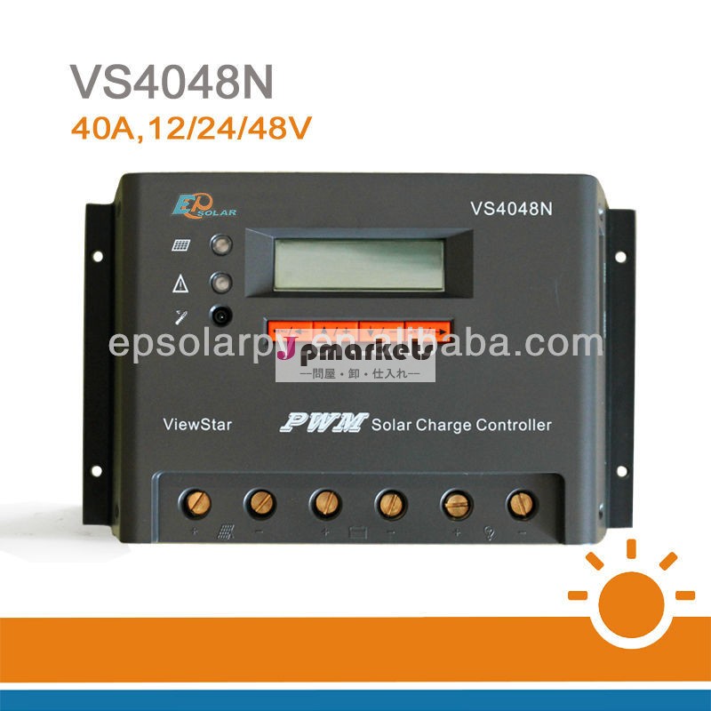 12V/24V/36V/48Vの40Aプログラム可能なLCD VS4048Nが付いている太陽PV充満コントローラー問屋・仕入れ・卸・卸売り