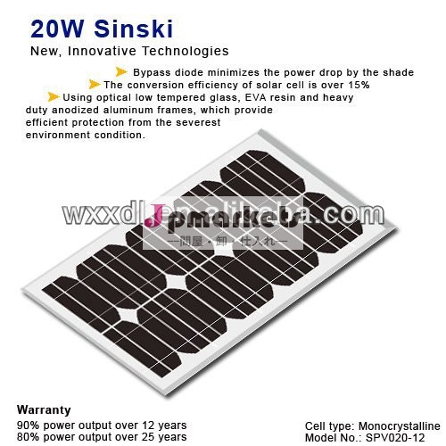 sinski20wソーラーパネル問屋・仕入れ・卸・卸売り