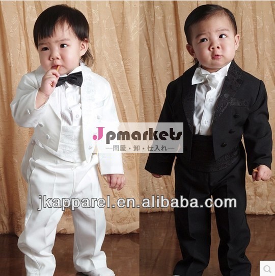 男の子タキシード5個の赤ん坊jk-9101-10パーティースーツ問屋・仕入れ・卸・卸売り
