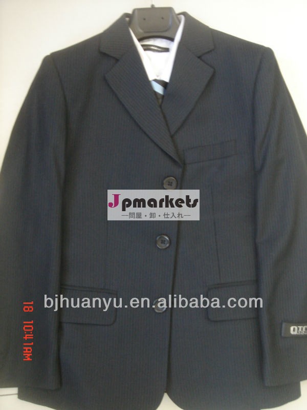 男の子の子供黒5個3ボタンスーツ西部- スタイルの服問屋・仕入れ・卸・卸売り