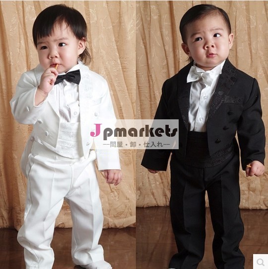 白と黒5個jk-9101-1タキシードスーツの子供問屋・仕入れ・卸・卸売り