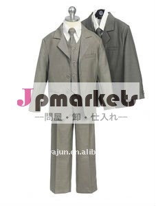 男の子フォーマルパーティの摩耗のための灰色のスーツ問屋・仕入れ・卸・卸売り