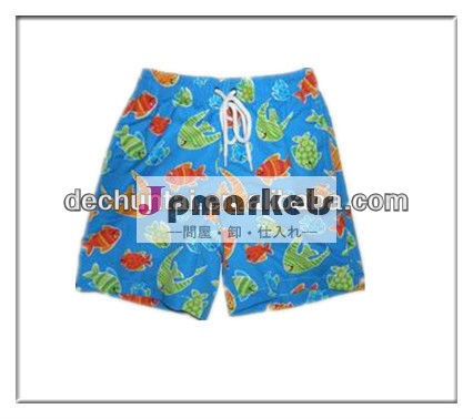 の魚の絵新鮮なビーチショーツ子供服のために問屋・仕入れ・卸・卸売り