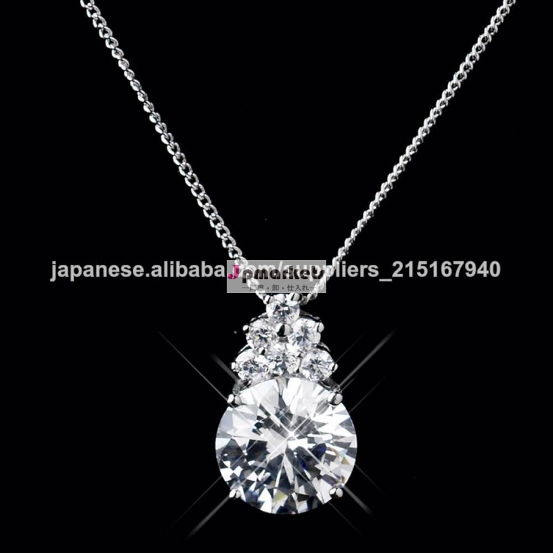 高級感あふれるファッションデザイジルコニアダイヤモンドレディースネックレス問屋・仕入れ・卸・卸売り