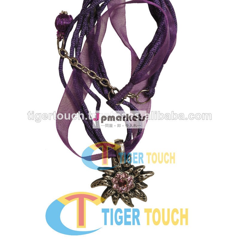 ファッションジュエリーネックレスtrachtenドイツエーデルワイスフラワー任意の色エーデルワイスネックレスペンダント問屋・仕入れ・卸・卸売り