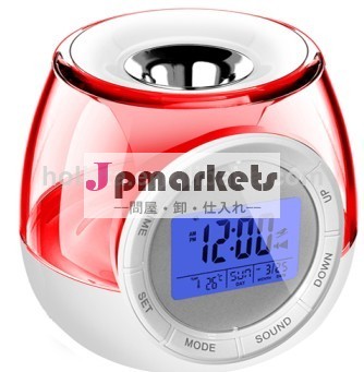 新製品の色の天然2014年7音ledギフトクロック問屋・仕入れ・卸・卸売り