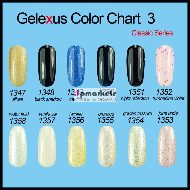 Gelexusは紫外線ゲルのポーランド人のカラー・チャートを離れて浸る問屋・仕入れ・卸・卸売り