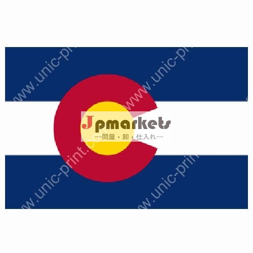 コロラド州の旗のステッカー(UNIC-TTS105)入れ墨のために一時的な旗問屋・仕入れ・卸・卸売り