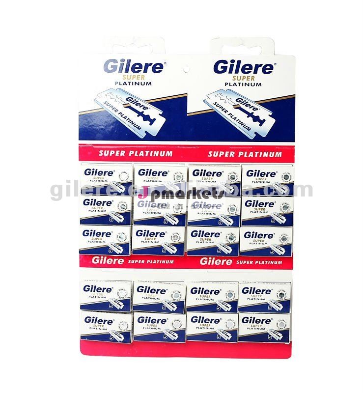 100pcs/カードステンレス鋼ダブルエッジブレード問屋・仕入れ・卸・卸売り