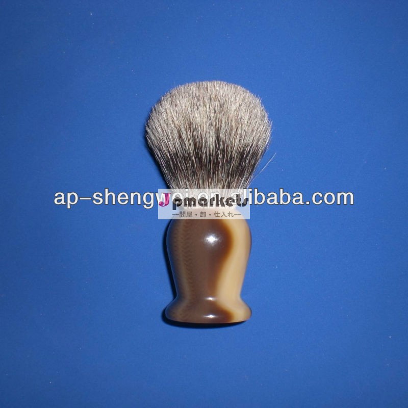 樹脂ハンドルソフトsilvertipアナグマの毛シェービングブラシ問屋・仕入れ・卸・卸売り