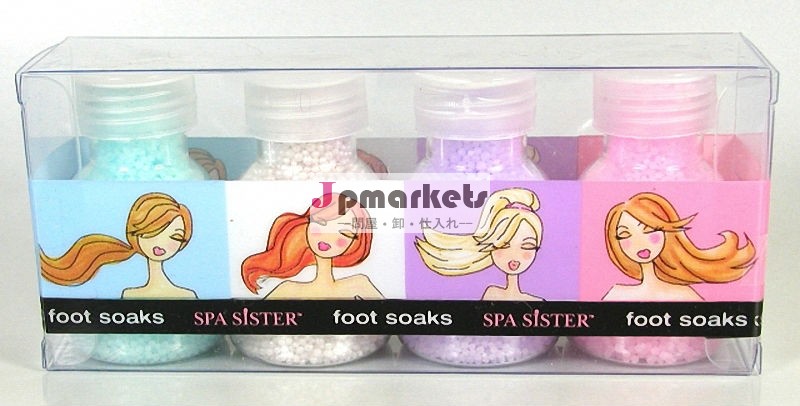 子供のためのバスを50mlカラフルなバブルバス付きのフラワーpvcボックスに問屋・仕入れ・卸・卸売り