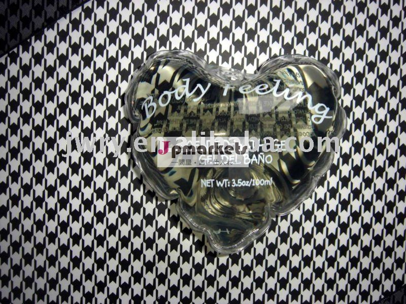 大きな心200ml香りのシャワージェルpvcポーチ問屋・仕入れ・卸・卸売り
