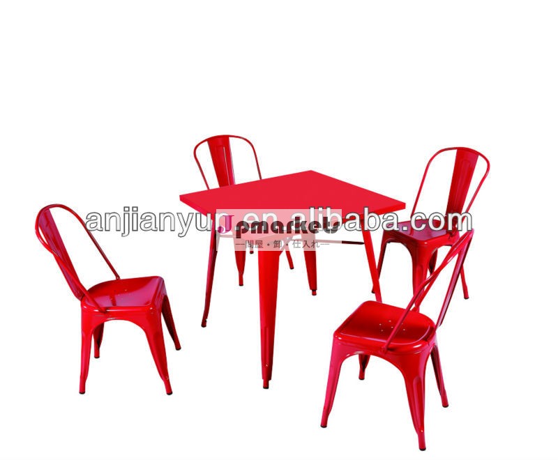 Tolix金属テーブル/金属のダイニングテーブル/tolix椅子のセット問屋・仕入れ・卸・卸売り