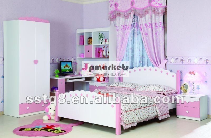 子供の寝室の家具家具の二段ベッドの子供の寝室は中国で組み合わせのコンピュータのテーブル問屋・仕入れ・卸・卸売り