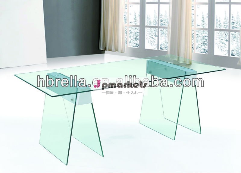 現代的なシンプルな2014年強化ガラスのダイニングテーブル問屋・仕入れ・卸・卸売り