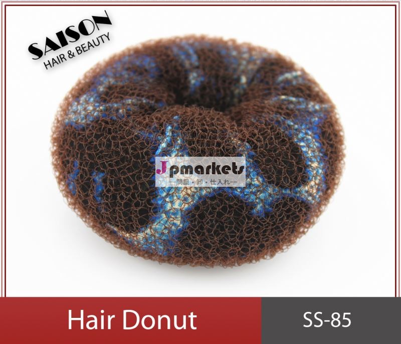 ナイロン毛ローラースタイリッシュパンの髪ドーナツのドーナツ魔法のヘアアクセサリー問屋・仕入れ・卸・卸売り