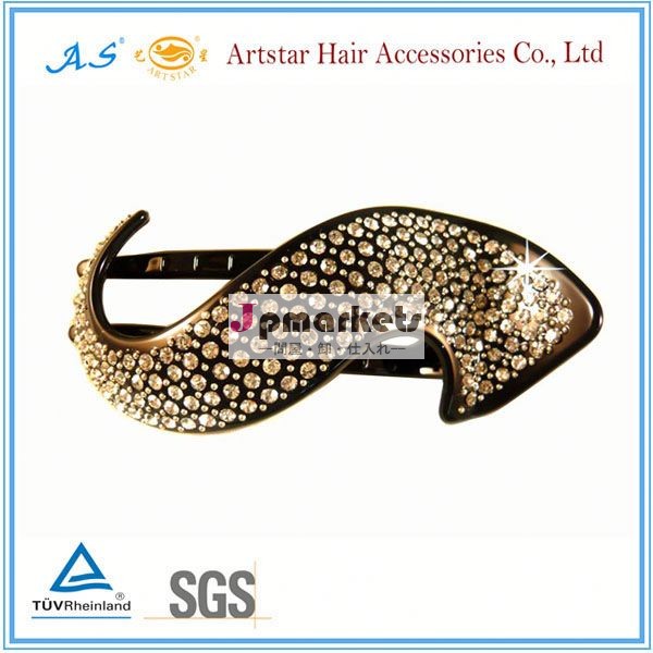 ファッションクリスタルヘアクリップヘアアクセサリー5206-801問屋・仕入れ・卸・卸売り