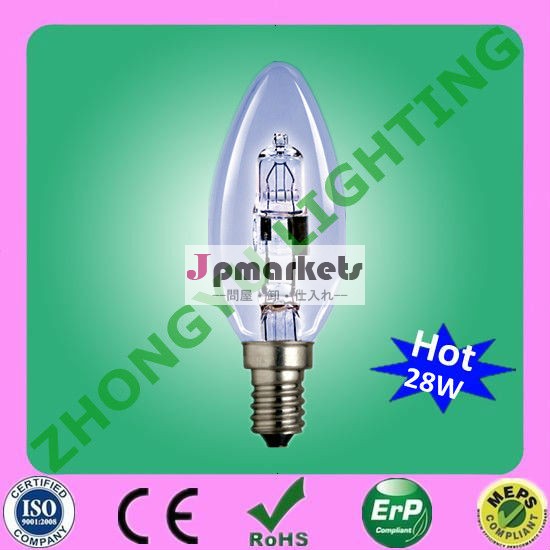 キャンドルe14c35220-240v28ワットハロゲン電球問屋・仕入れ・卸・卸売り