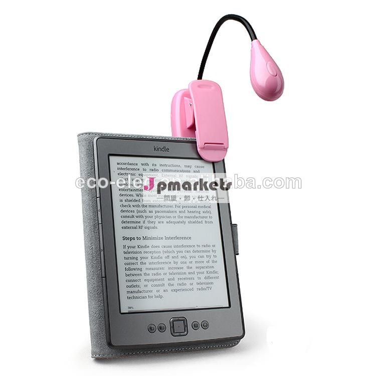 超高輝度フレキシブルグースネック1付ledブックライトled電球と読書のためのクリップキャンプebookの光問屋・仕入れ・卸・卸売り