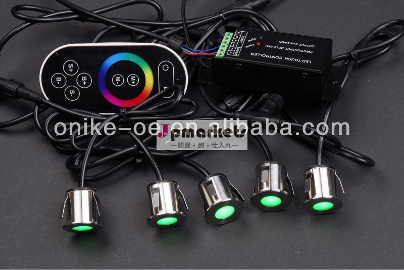 ラウンドrgb白ip68低電圧ミニデッキのledライトキット問屋・仕入れ・卸・卸売り