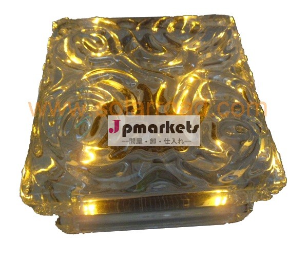 ソーラーガラスのレンガ造りの光ledパスrs-301-01問屋・仕入れ・卸・卸売り
